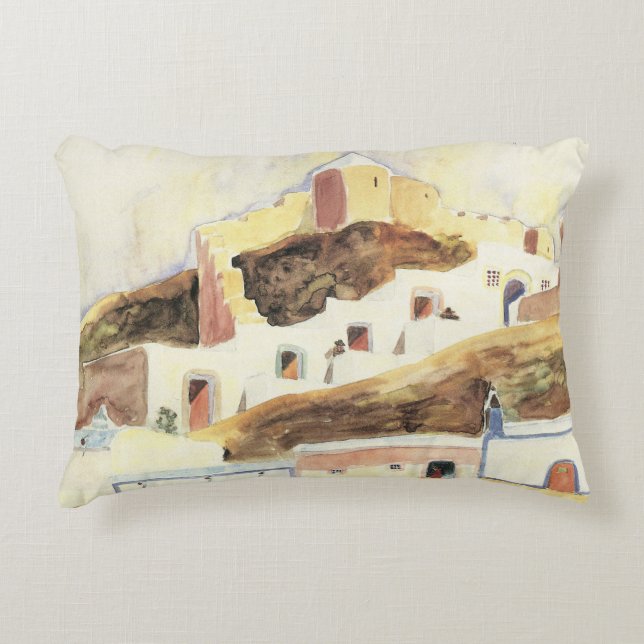 Almeria från Walter Gramatte, Vintagens uttrycksfr Prydnadskudde (Framsidan)