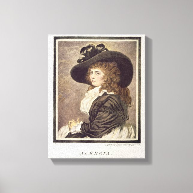 Almeria, graverad och pub. av John Raphael Canvastryck (Framsida)
