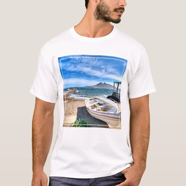 Almería, La Isleta Del Moro | Mar Mediterráneo Tee Shirt (Framsida)