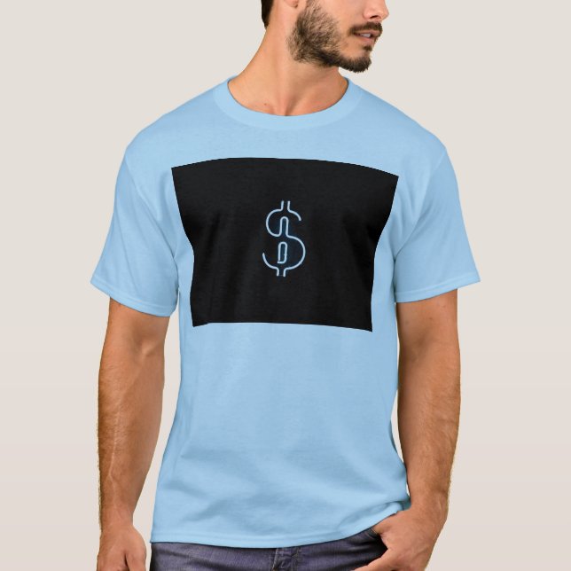 Almighty Neon Dollar T Shirt (Framsida)