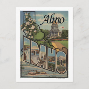 Almo, IdahoLarge Brev ScenesAlmo, ID Vykort