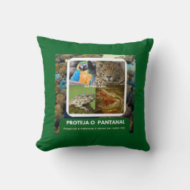 Almofada 40,6 cm x 40,6 cm Decore - Pantanal Kudde