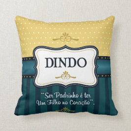 Almofada Batizado Dindo 01 Kudde