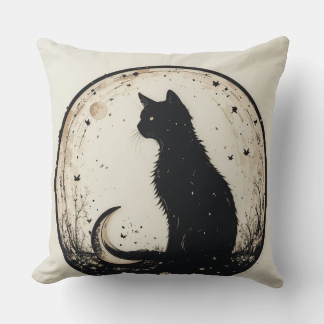 Almofada com gato  kudde (Framsida)