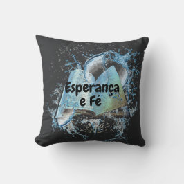Almofada com Livro e Splash de Água Kudde