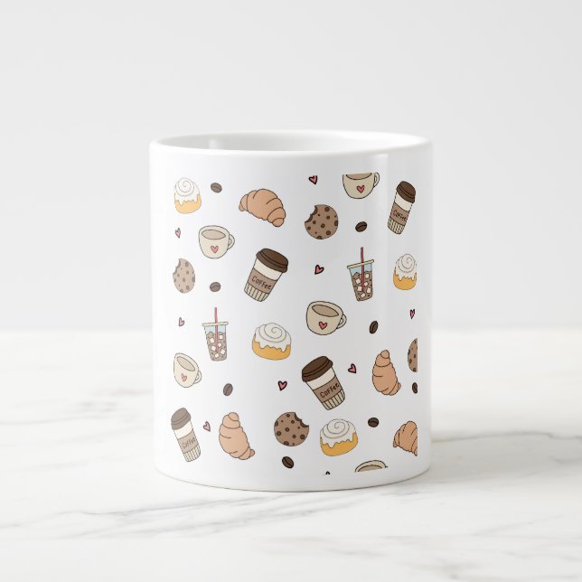 Almofada decorativa coffee lovers  jumbo mugg (Framsidan)