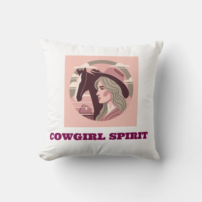 almofada estampada garota cowgirl  kudde (Framsida)