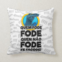 Almofada Fe Amo Dinofauro