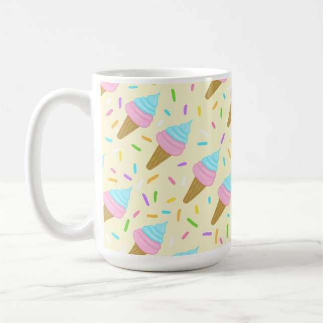 Almofada fofa com estampa contínua de sorvetes kaffemugg (Vänster)