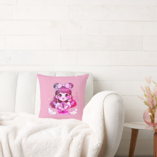 almofada garota kpop cantora desenho kudde