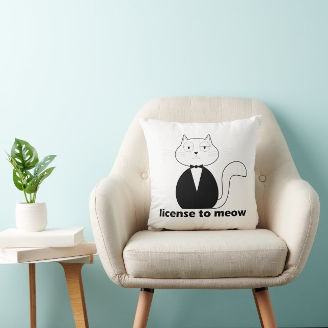 Almofada License to Meow Kudde (Stol)