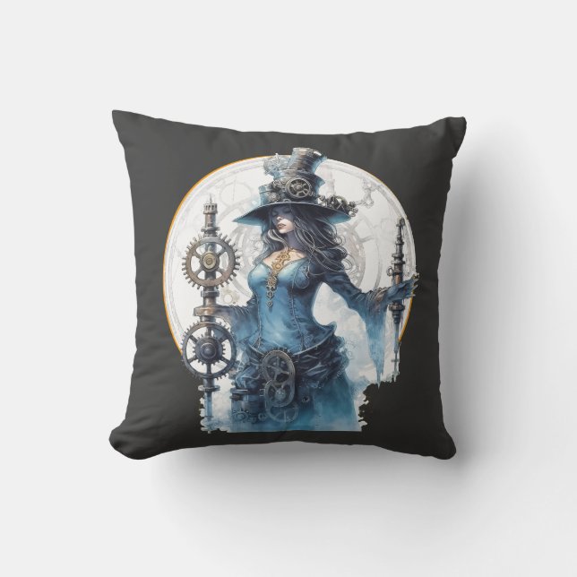 Almofada (Pillow) Evocação Steampunk Kudde (Framsida)