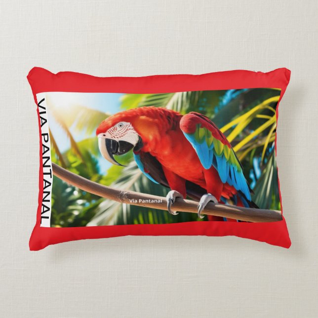 Almofada Poliéster Escovado Arara Prydnadskudde (Framsidan)