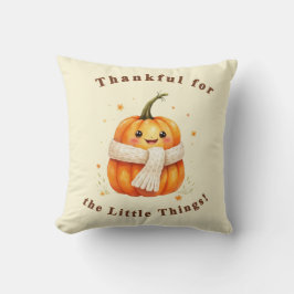Almofada Quadrada Abobrinha Feliz "Thankful " Kudde
