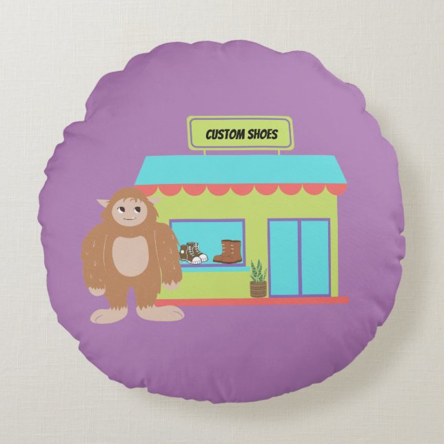 Almofada Redonda Almofada Imagem infantil para dec Rund Kudde (Framsidan)