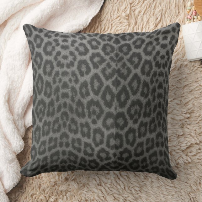 Almofada Textura e Padrão de Pele de Leopardo  Kudde (Filt)