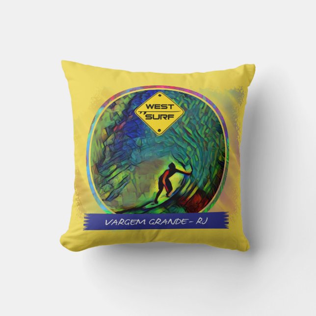 Almofada West Surf I Kudde (Framsida)