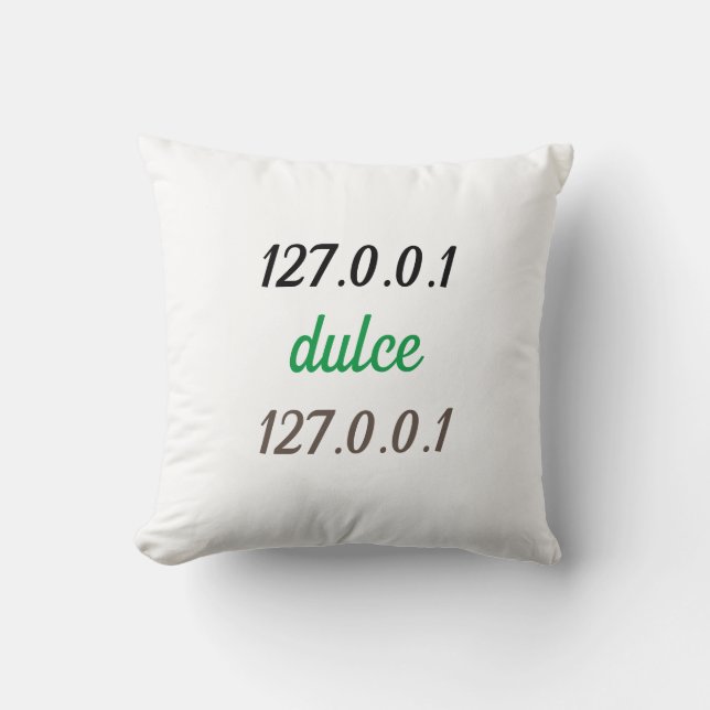 Almohada 127.0.0.1 dulce 127.0.0.1 kudde (Framsida)