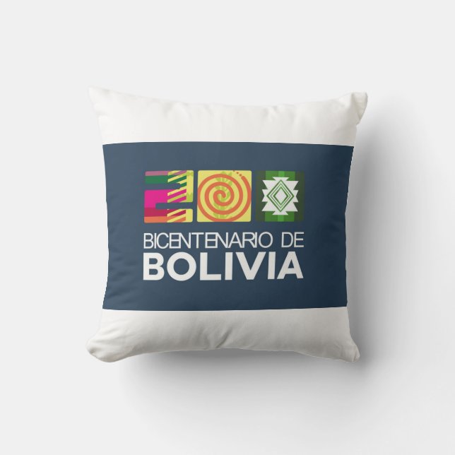 Almohada bicentenario de Bolivia Kudde (Framsida)