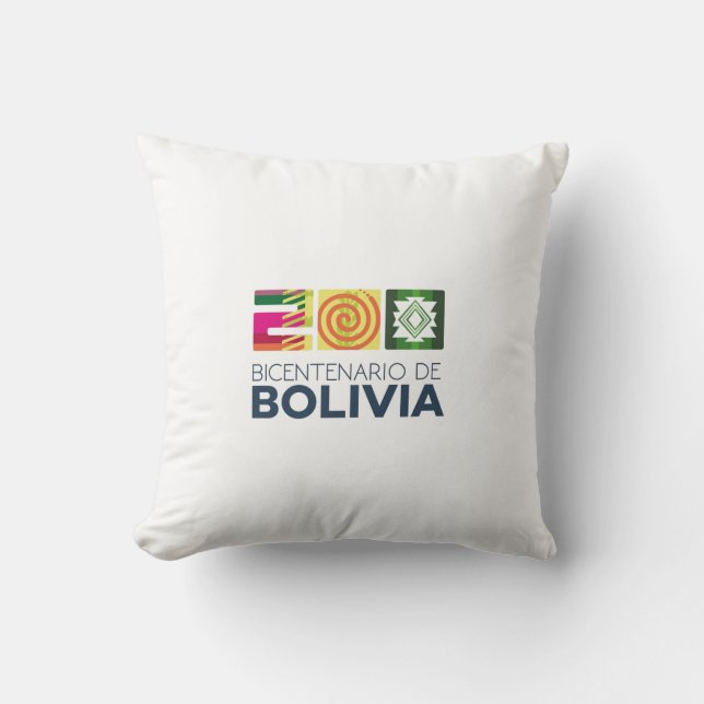 Almohada bicentenario de Bolivia Kudde (Framsida)