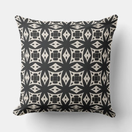 Almohada elegante patron blanco y negro kudde