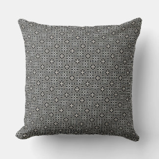 Almohada elegante patron blanco y negro kudde