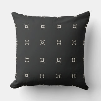 Almohada elegante patron blanco y negro kudde
