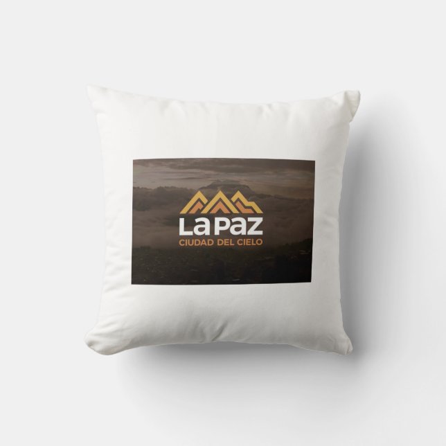 Almohada La Paz ciudad del cielo Kudde (Framsida)