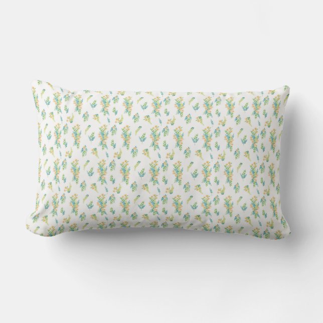Almohada motivo "Flores del campo"  Lumbarkudde (Framsida)