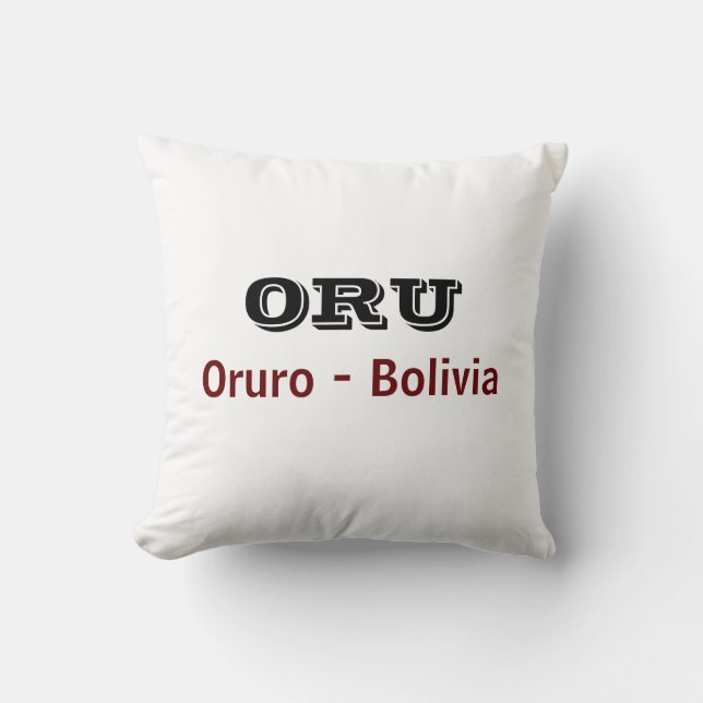 Almohada Oruro - Bolivia Kudde (Framsida)