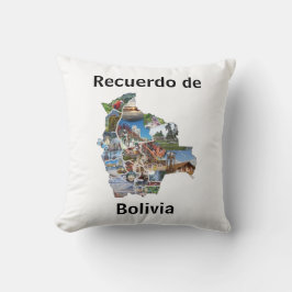 Almohada recuerdo de Bolivia Kudde