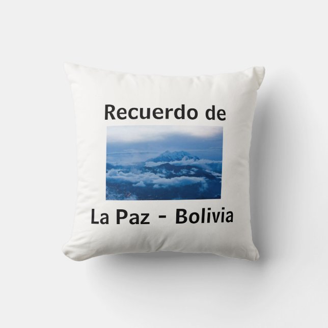 Almohada recuerdo de La Paz  Kudde (Framsida)