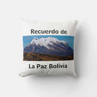 Almohada recuerdo de La Paz Kudde