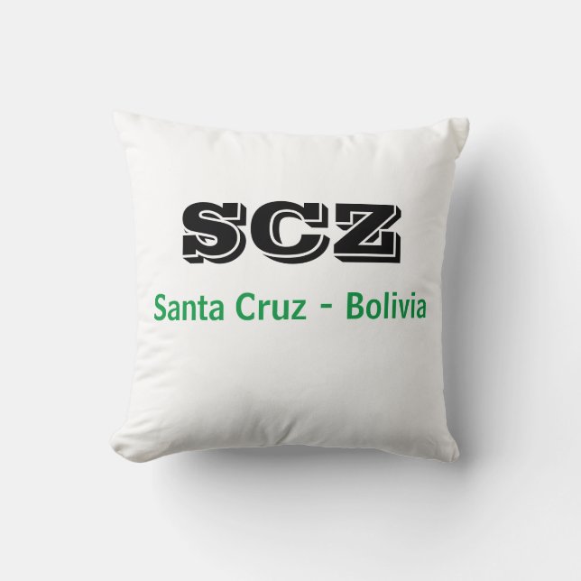 Almohada SCZ SAnta Cruz Bolivia Kudde (Framsida)