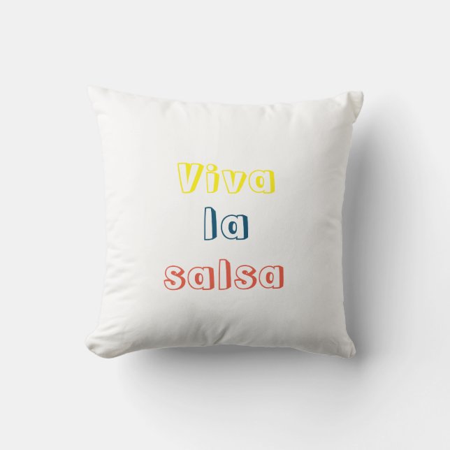 Almohada Viva la salsa Kudde (Framsida)