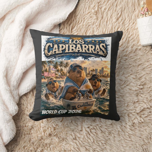  Almohadón Los Capibarras Viajeros Gasoleros Kudde (Filt)