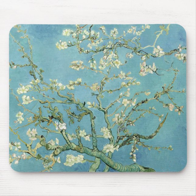 Almond Blommar av Van Gogh Musmatta (Framsidan)