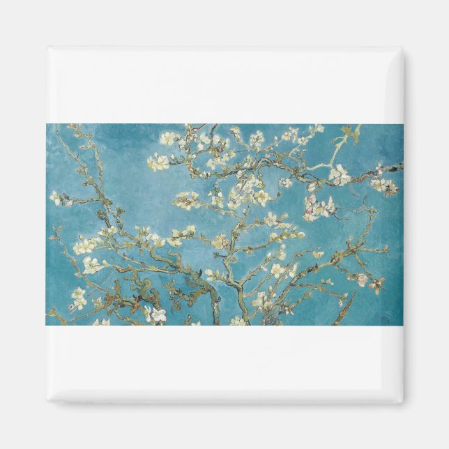 Almond Blommar av Vincent van Gogh Magnet (Framsidan)