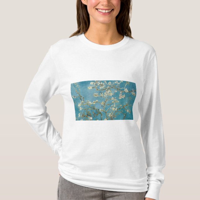 Almond Blommar av Vincent van Gogh T Shirt (Framsida)