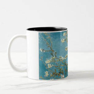 Almond Blommar av Vincent van Gogh Två-Tonad Mugg