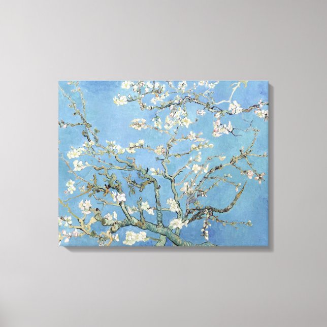 Almond Blommar Canvastryck (Framsida)
