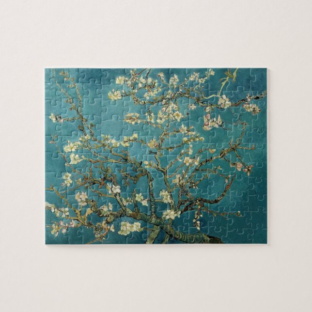 Almond Blommar Puzzle Pussel (Horisontell)