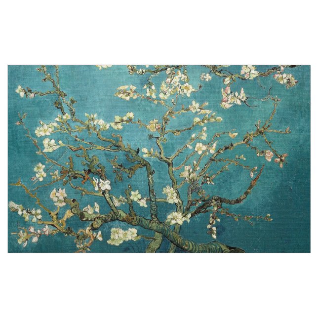 Almond Blommar Tyg (Fat Quarter)