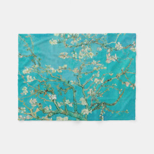 Almond Blommar Van Gogh Fleecefilt