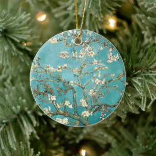 Almond blommar, Van Gogh Julgransprydnad Keramik