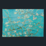 Almond Blommar Van Gogh Kökshandduk<br><div class="desc">Vintage reproduction av Almond Blommar av Vincent van Gogh,  1890. Det visar det blomstrande mandeln träd grenar mot himlar. Almond träd blommar tidigt i vår och symboliserar början till nytt liv. Van Gogh gjorde den här målningen som en gåva till sin nyfödda brorson.</div>