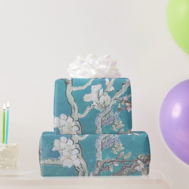 Almond Blommar Van Gogh Painting Presentpapper (Festgåvor)