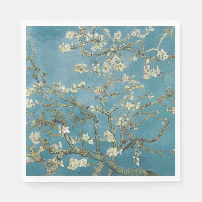 Almond Blommar Van Gogh Pappersservett (Framsidan)