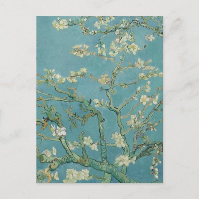Almond Blommar Vincent van Gogh 1890 Vykort (Framsida)