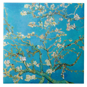 Almond Blommar, Vincent van Gogh Kakelplatta